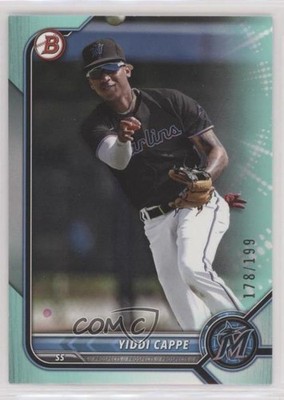 2022 Bowman Draft Aqua 178/199 Yiddi Cappe #BD-96 gp1