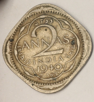 1940 British India 2 Annas 