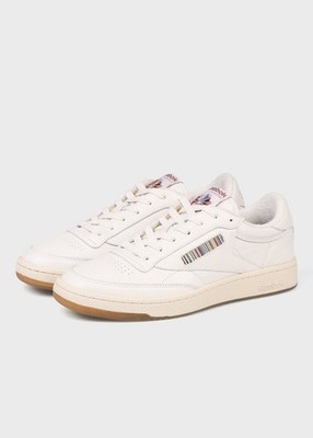 Paul Smith x Reebok Club C 85 Vintage Color Off White 553821 Sneaker Men Us10
