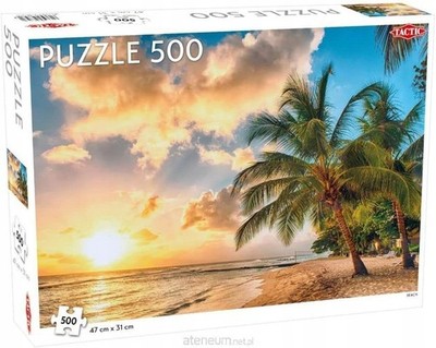 Tactic Puzzle Strand 500 Teile, Ab 8 Jahren, Karton, Neu