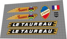 Le Taureau 1970 and  Basso Track  FRAME STICKER SETS