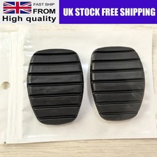 2pcs For Renault Captur Clutch Brake Foot Pedal Pad Rubber Covers 2013 - 2020