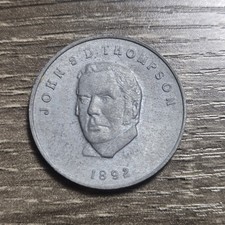 Shell Canada  John S D Thompson Canada Prime Minister (1892) Parliament Token