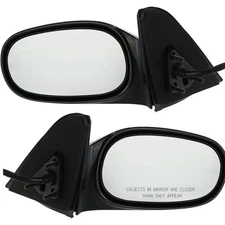Side View Mirrors Power Left LH & Right RH Pair Set of 2 for 98-02 Corolla