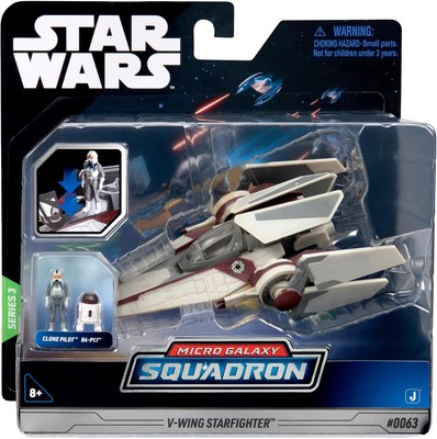 Jazwares - Star Wars - Micro Galaxy Squadron - 13 cm Fahrzeuge - V-Wing