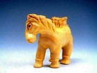 Boxwood Hand Carved Japanese Netsuke Sculpture Lady Bug On Horse Back #09042502 — photo 3