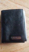 columbia mens black tri fold wallet