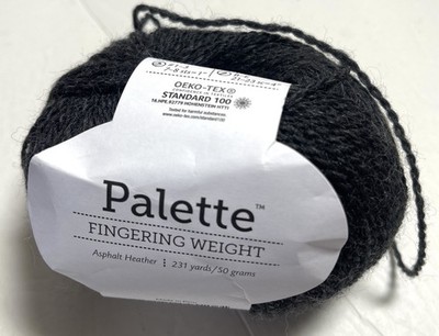 KNIT PICKS PALETTE YARN .1pk. ASPHALT HEATHER. I Combine Ship, See Details