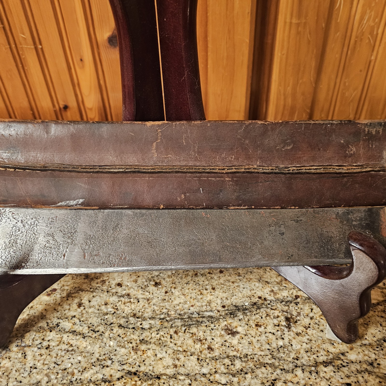 Vintage Collins & Co. Legitimus No 13 Large Knife With Sheath USA