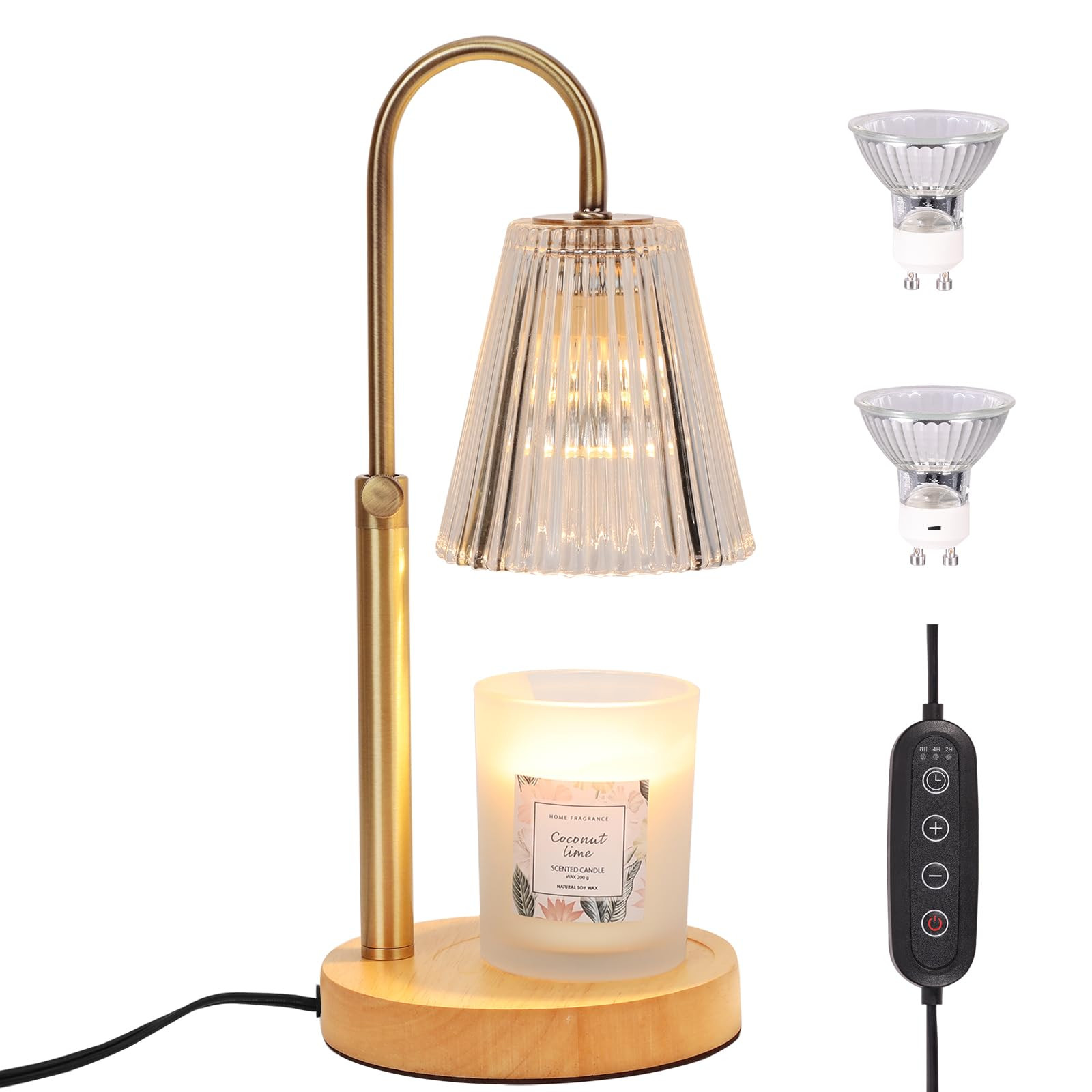 Candle Warmer Lamp with Timer for Jar Candles Electric Melter