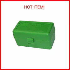 MTM 50 Round Flip-Top Rifle Ammo Box 220 Swift 243 308 Win