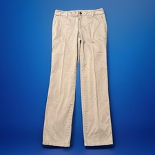 Talbots Pants Womens Size 6 Beige Straight Leg Flap Pockets Signature