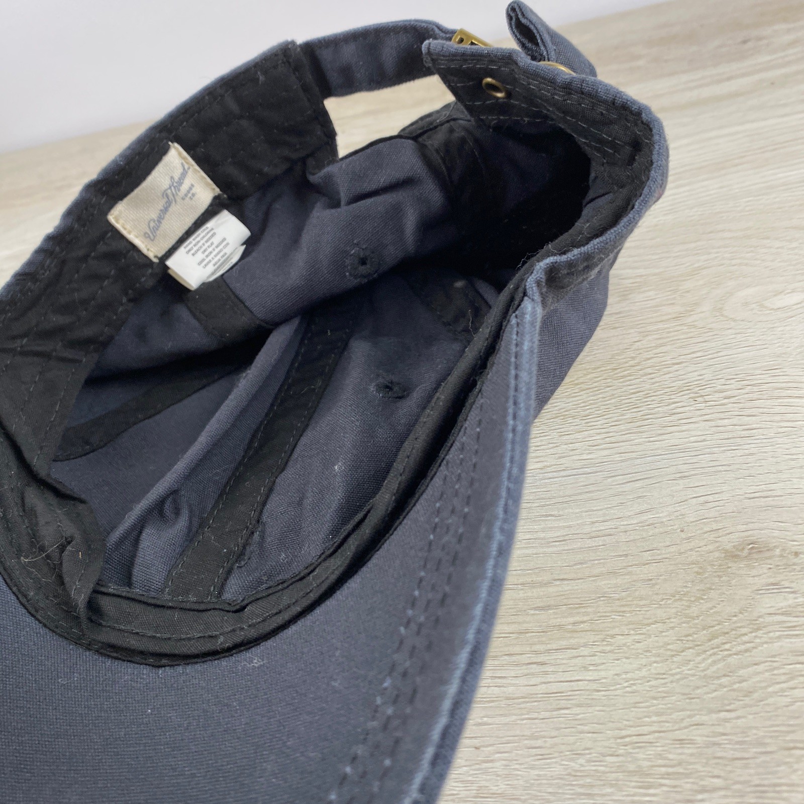 Vintage Solid Black Hat Universal Threads Adjusta… - image 11