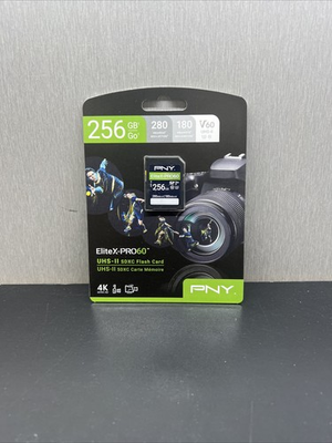 #ad 256GB Elitex Pro60 UHS II SDXC Memory Card R280Mb S W180Mb S U3 V60 4K UHD $68.00