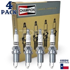 4 Pack Champion Copper Plus Spark Plugs for 1...