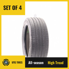 Set Of 4 Used 25545r19 Hankook Ion Evo As Suv Sound Absorber Ev - 8-9.532