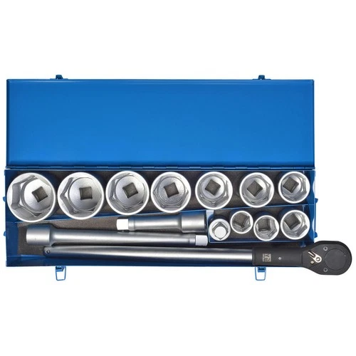 SW-STAHL 07675L Steckschlüsselsatz, 1", 36-80 mm, 16-teilig