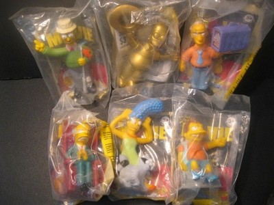 The Simpsons Movie   ''6  Different Figures''  NIP Burger King 2007