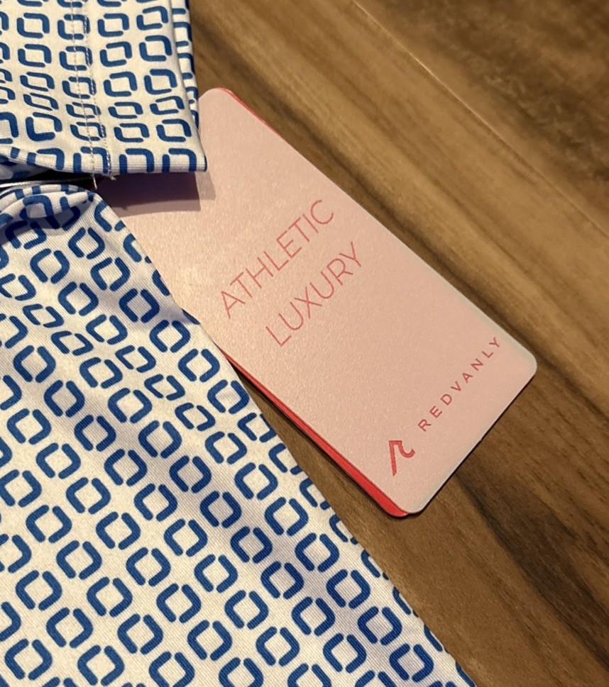 Men’s Redvanly Devine Polo Golf Shirt Multicolor Size Medium New With Tags M🔥