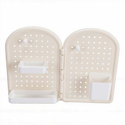 Plastic Pegboard Wall Organizer For Flexible Wall Mounting