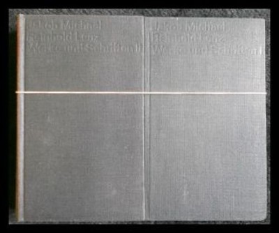Werke und Schriften -  2 Bände Neue Bibliothek der Weltliteratur Lenz, Jakob Mic