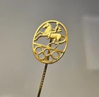 Olympic games Melbourne 1956 Stockholm Equestrian visitors  pin Sweden
