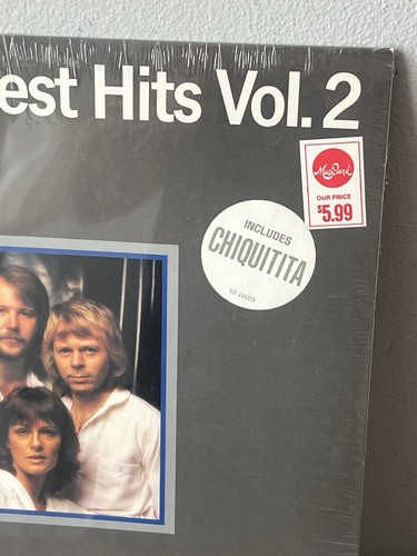 ABBA Greatest Hits Vol 2 LP Original Atlantic SD 16009 Hype Sticker SEALED - Picture 2 of 10