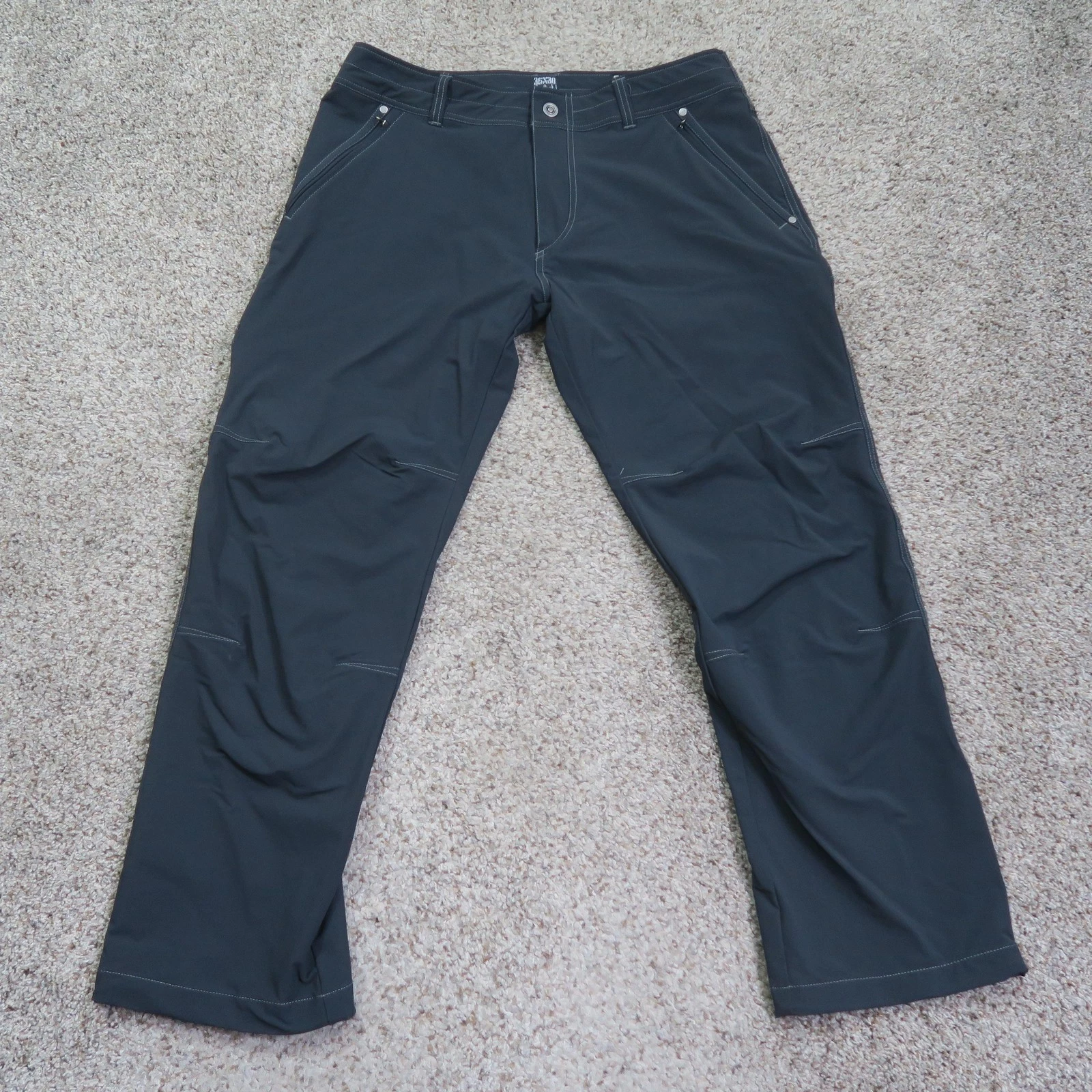 Kuhl Pants Mens 36 Gray Destroyr Outdoor Hiking Stretch Gorpcore Chino 36x30