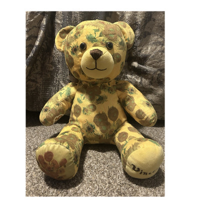 Build-A-Bear Workshop Vincent van Gogh Sunflowers Teddy Bear Museum Licensed