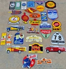 Lot of 30 Porcelain Enamel Signs – Mixed Designs, Vintage Style, single sided