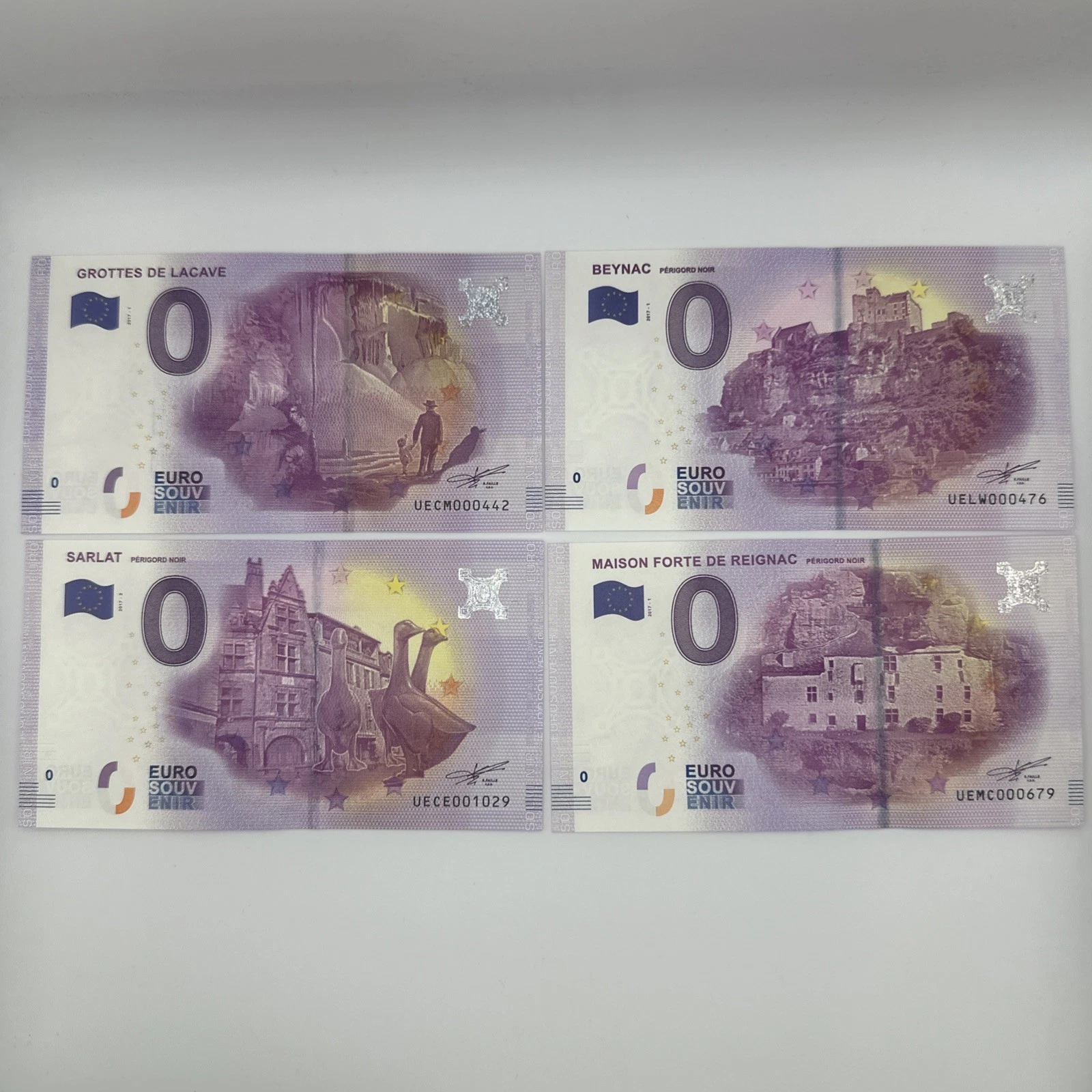Billet Zéro 0 € Euro Touristique / Souvenir 2017