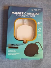 NEOY Magnetic Wireless Charging Pad 15W Fast Charge Compatible w/Apple & Android