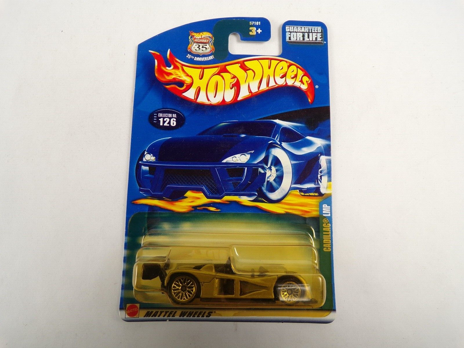 Hot Wheels Cadillac LMP 35th Anniversary 2003 126 57101