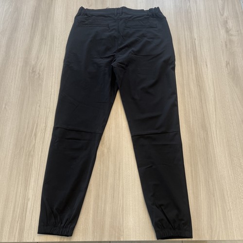 Cuts Hose Herren Medium Schwarz AO Jogginghose Stretch Tapered Neu Mit Etikett - Bild 6 von 7