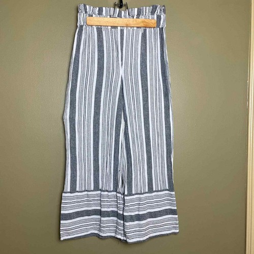 Planet Gold Capri Cotton Linen Pants