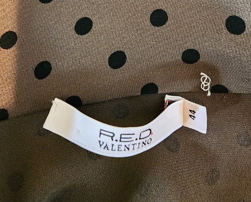 ROJO VALENTINO - ELEGANTE BLUSA LUNARES Talla 44/8 - Pequeña - Imagen 4 de 4