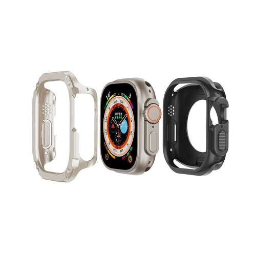 For Apple Watch Series 10 9 8 7 6 5 Ultra Rugged Armor Case Bumper 46/44/45/49MM - Zdjęcie 2 z 20