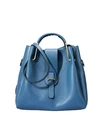 MASSIMO CASTELLI PEBBLED LEATHER SATCHEL BAG HANDBAG  WITH POUCH - MADE IN ITALY