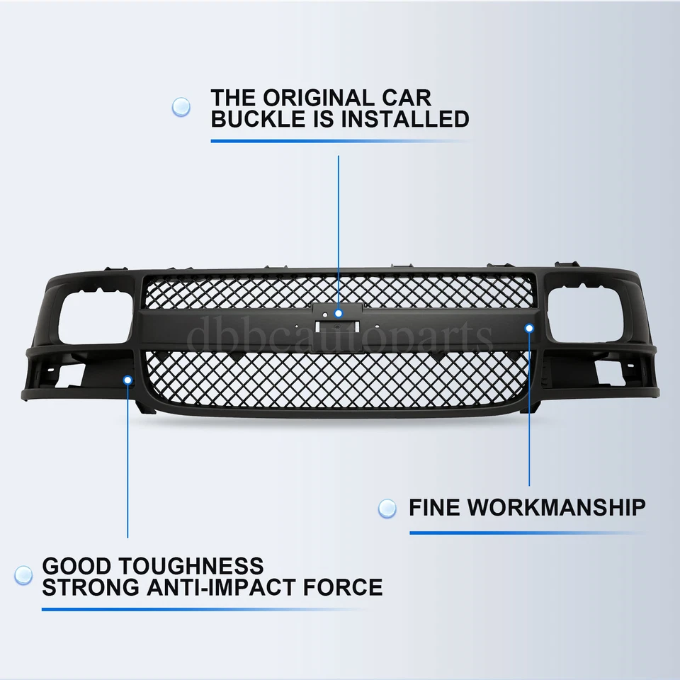 Front Grille Assembly For 2003-2017 Chevrolet Express 1500 2500 3500 Van Grill Foto 4 de 4