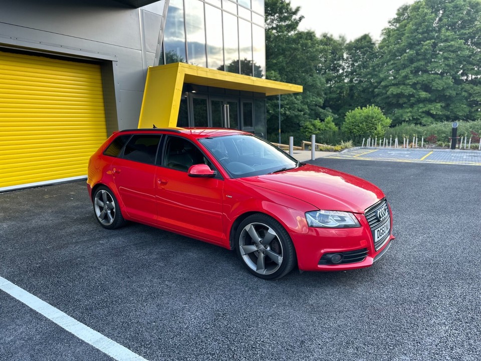 Red Audi A3 Black Edition S Line 5dr Cambelt Done, Flat Bottom Wheel