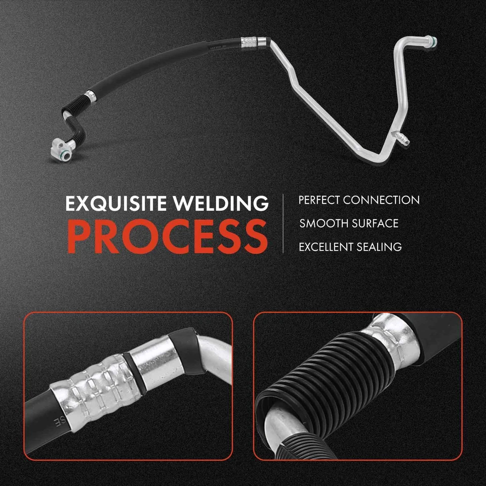 Línea de succión de compresor a evaporador para Subaru Impreza 2002-2005 H4 2,0 L 2,5 L Foto 4 de 4