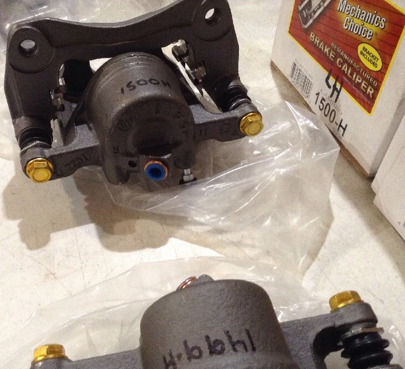 PINZAS DE FRENO DELANTERAS SEMICARGADAS CAMBRO Y SOPORTE GEO TOYOTA PRIZM COROLLA 98-01 Foto 4 de 4