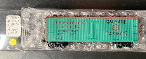 Coche refrigerador Con-cor Oppenheimer escala N #8007 con camiones microtrenes NUEVO EN CAJA | Zustand: Used