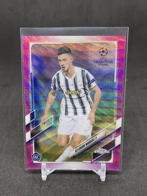 Alejandro Marques 2020-21 Topps Chrome Champions League Pink X-Fractor Rookie 83