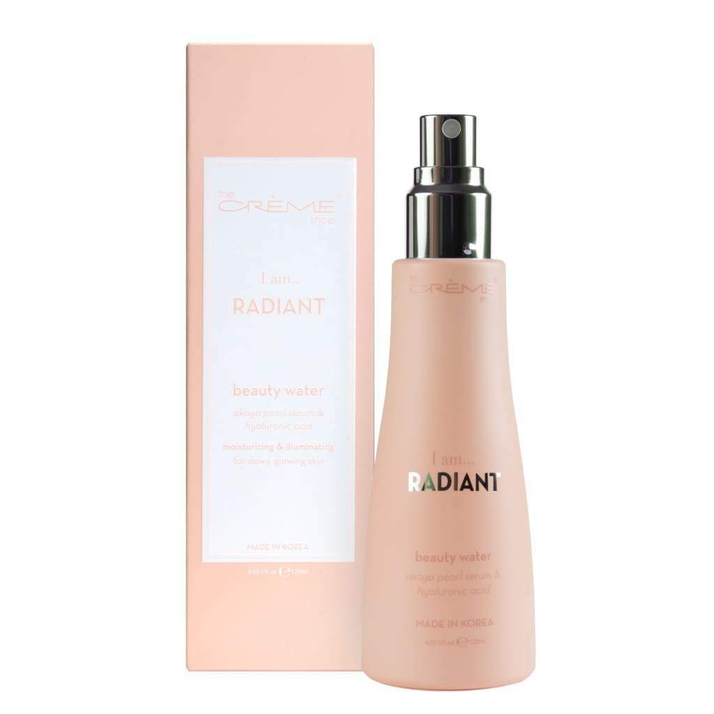 The Creme Shop "I am RADIANT" BEAUTY WATER 4.05OZ FACE MIST MOISTURIZING SERUM