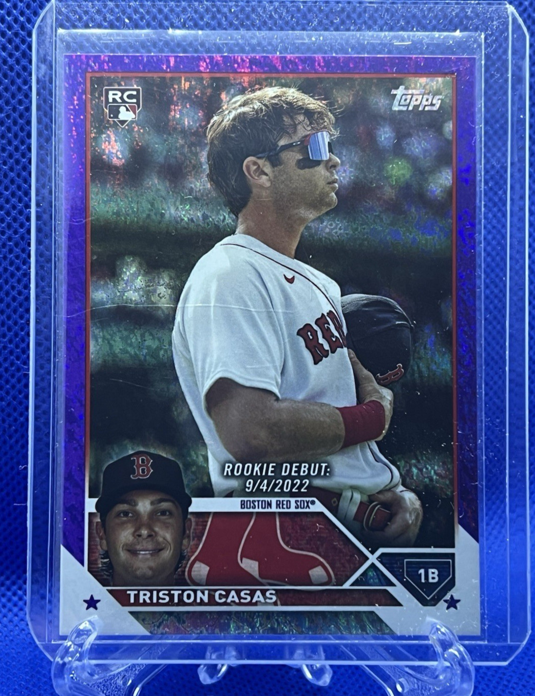 2023 Topps Update Series - Rookie Debut #US221 Triston Casas (RC) Purple /799