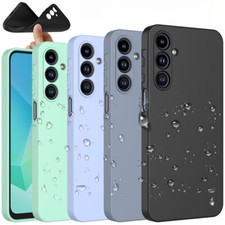 For Samsung Galaxy A16 5G A15 A14 A13 Silicone Case Slim Cover Screen Protector