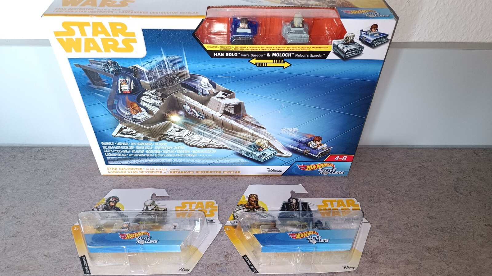 Hot Wheels Star Wars Star Destroyer Slam & Launch + 2 expansiones