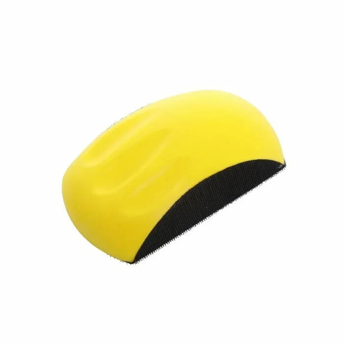 FAST MOVER HAND SANDING BLOCK 150mm Abrasive Disc Soft Foam With Hook & Loop