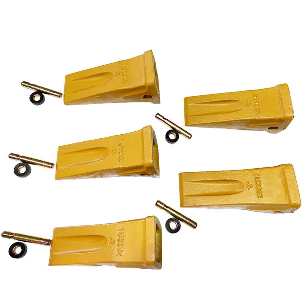 5PK 1U3302 1U-3302 Bucket Teeth, 9J2308 Pins, 8E6259 Retainer For